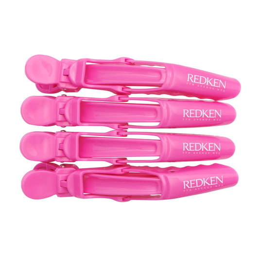 Redken Pink Alligator Hair Clips - US 3883