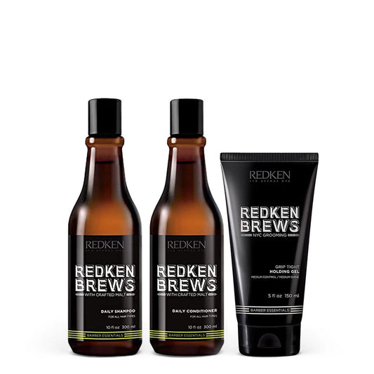 Men'S Wash & Style Set With Holding Gel - US 6828
